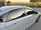 2022-2026 Tape-On Rain Guards for Honda Civic Sedan Side Window Visor Deflectors Lx Ex Si Hpt Sport Touring Durable Vent Shades 2023 2024 2025