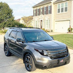 2020-2026 Tape-On Rain Guards for Ford Explorer Extra Thick Side Window Visor Deflectors XLT Limited Timberline ST King Ranch Platinum 2021 2022 2023 2024 2025