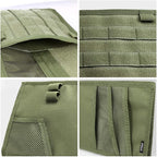 Car Visor Organizer with Double-Sided MOLLE Panel, Universal Vehicle Sun Visor Storage for Essentials & Gear, Compatible with Cars, Pickup Trucks, Vans, SUVs