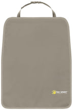 Luxury Clean-Edge Kick Mat - Tapered Design Seat Back Protector and Seat Cover with Invisible Strap and Stiff Edging (1 Mat)