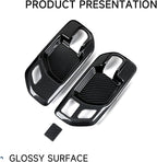 Car ABS Carbon Fiber Front Inner Door Handle Cover Interior Trim Side Mirror Decor for 2019-2025 Chevy Silverado | for 2019-2021 GMC Sierra 1500 2500 3500 HD Accessories