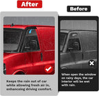 Express Van Rain Guards - Window Visors for Chevrolet/Chevy Express Van/GMC Savana 1996-2025 2026, Outside-Mount Side Window Wind Deflectors for Savana Accessories, Vent Visors Rainproof