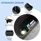 Car Door Side Storage Box and Trash Can for 2020-2024 Tesla Model Y (Not for Juniper) Accessories Front Rear Door Insert Tray Organizer Slot Storage Protector with Trash Can 6PCS