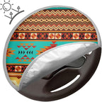 Aztec Steering Wheel Sun Shade Cover Anti-Heat Steering Wheel Sun Block Cover Heat Reflector Universal 17 inch Steering Wheel Sunshade for Most Cars SUV Sedan Van Trucks