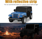 Cab Cover 600D Oxford Windproof Sunshade Cover Compatible with 1987-1995 Jeep Wrangler YJ 1997-2006 Jeep Wrangler TJ