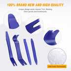 5PCS Auto Trim Removal Tool Kit No-Scratch Pry Tool Kit for Car Door Clip Panel & Audio Dashboard Dismantle -5PCS