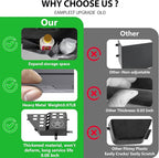 Metal Front Door Storage Box Pockets Fit for Wrangler,Side Insert Organizer for Wrangler JK JKU 2007 2008 2009 2010 2011-2018 Interior Door Storage Expansion Accessories 2PCS (Five-pointed Star)