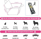 2PCS Car Door Protector for Dogs Pet Car Cover-Waterproof Scratchproof Nonslip Durable Machine Washable (2 Packs Universal Fit) (Cream)