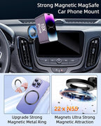 PZK Car Phone Mount for Chevy quinox 2018-2023 Accessories Custom Air Vent | Chevy Car Phone Holder Compatible with MagSafe Cellphone Holder for Vent Hands Free 360° Rotation Magnetic Phone Cradles