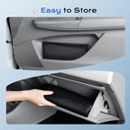Coverado Windshield Cover for Ice and Snow, Duable 600D Oxford Fabric Waterproof Heavy Duty, Winter Windshield Frost Protector for Most Cars, SUVs, Trucks, Medium (67' x47'')