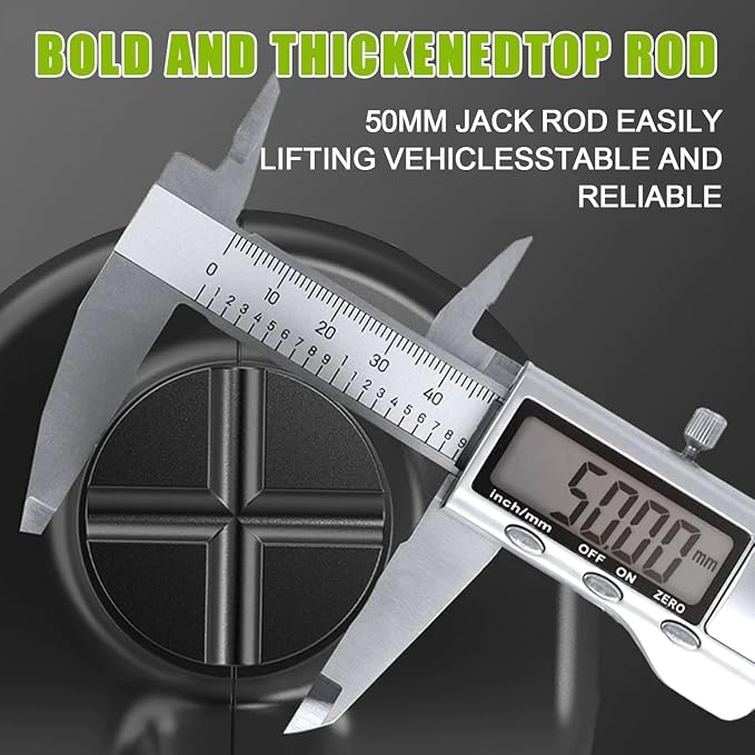 Electric Car Jack Kit 5 ton 12V Hydraulic Car Jack Lift (Lifting Range: 5.3-14.17inches) with Impact Wrench Inflator Pump for Car SUV Sedan MPV, LCD Display and Tire Pressure Monitor