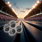 Tire Valve Stem Caps Cover,4 Pcs Metal Black Air Valve Cap, Aluminum Car Wheel Stem Caps,Universal Stem Covers for Cars,Trucks,Bikes,Motorcycles,Corrosion Resistant (Black Leopard Texture)