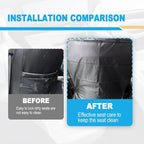 2 Pack Car Kick Mats Back Seat Protector, Seat Back Protector for Vehicles to Protect from Dirt, Mud and Scratches, Fits Most SUVs and Vans, Waterproof Oxford Durable Car Seat Back