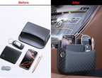 2 PCS Car Seat Side Storage Pocket Organizer Holder for Auto Door, Console, Vehicle Seat Gap Filler Tray Bag for Phone, Pen, Key, Sunglass, Invoice, Car Registration, Notepad, Card, USB Data Line