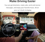 C5 2-in-1 Wireless CarPlay & Android Auto Adapter – Converts Factory Wired Connection to Wireless for Cars 2016+, Mini Plug & Play Car Play Dongle, OTA Update, USB C Cable, for iPhone & Android Phones