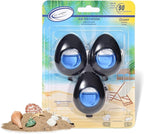 Car Air Freshener Vent Clip 3 Count, Ocean Scent | Long-Lasting Car Odor Eliminator, Easy Clip-On, Up to 90 Days Freshness for Cars, Trucks, and SUVs, 4 mL Each