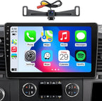 Car Stereo Radio Upgrade for Chevy Silverado 2007-2013 Tahoe GMC Sierra Yukon Replacement Android 15 Head Unit with 10 Inch Touch Screen CarPlay Android Auto Backup Camera(2+64G)