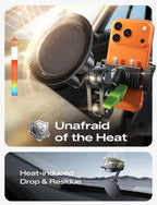 Car Phone Holder, Ultra-Durable Mteal Phone Holders for Your Car, 360° Rotation Cell Phone Car Mount for Windshield, Suction Cup Car Phone Mount for iPhone Samsung All Smartphone