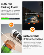 N2X 2.7K Dash Cam Front and Inside, 5G WiFi Dual Dash Camera for Car with HDR IR Night Vision, STARVIS 2, GPS, 2.5K/60FPS, G-Sensor, 24/7 Parking Mode, Voice Control, Support 512GB Max