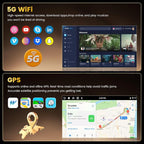 4+128GB Android 15 Car Stereo for Toyota Corolla EX 2005-2012 Wireless Carplay Android Auto, 9 Inch Incell Touch Screen Car Stereo with GPS, Backup Camera, Bluetooth, FM/RDS, EQ, WiFi, SWC | Carplay Android Auto, Mirror Link,9"Incell Touch Screen Car R...