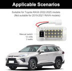 LED Luggage Compartment Light Fits for Toyota RAV4,Trunk Ceiling Lights Lamps,Decorative Atmosphere Lamp,Interior Replacement LED Lights Lamps,Car Accessories (for Toyota RAV4 2022-2025)