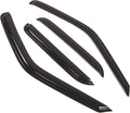 WD2-557 Dark Smoke 4 Pcs Set Window Visor (Outside Mount) Deflector Rain Guard Compatible with 1990-1995 Toyota 4Runner