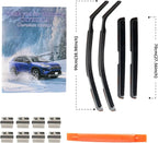 in Channel Rain Guards Fit for Chevrolet Chevy Suburban 2021-2026 | Durable Window Deflectors, Clip on Vent Visors, Improved Ventilation and Air Flow, 4 pcs