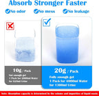Portable Toilet Absorbent Gel, Portable Toilet Powder Poo Urine Powder for Camping Outdoor Hiking