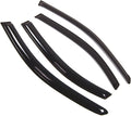 WD2-258 Dark Smoke 4 Pcs Set Window Visor (Outside Mount) Deflector Rain Guard Compatible with 1996-2005 Hyundai Sonata