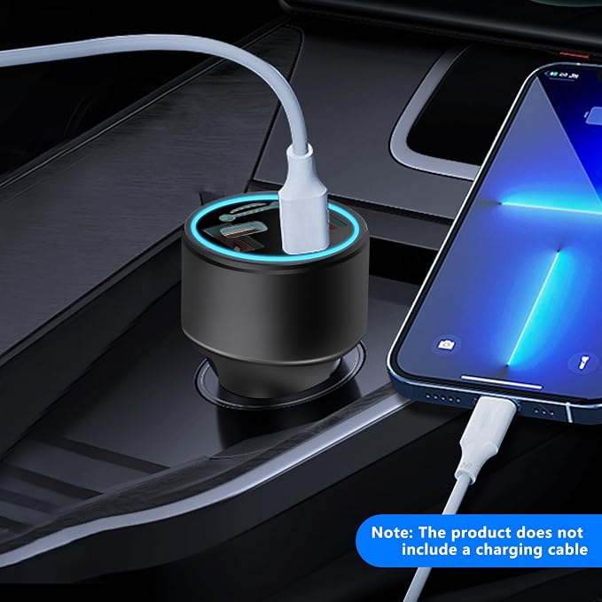 EMP Vehicle Protection, Protector Comes with 2 USB and 1 PDni Interfaces, Lightning, Solar Flare and Surge Protection, Suitable for 12-Volt DC in Cars and Trucks