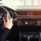 XRM69BT Single DIN Car Stereo Bluetooth & AM/FM Radio | Hands-free Bluetooth calling & music streaming, push to talk voice assistant, USB playback & charging