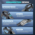 Handheld Vacuum Cordless, 15000PA Strong Suction Hand Held Car Vacuum Cleaner Portable with Multi-Nozzles & Washable Filter, Lightweight Rechargeable Vacuum Cleaner for Home, Car, Office, Pets