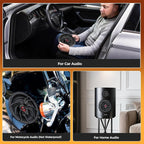 6.5" Coaxial Car Speakers，1000W Max Power，250W RMS，4 Ohm–Plug & Play Upgrade for Old Cars–Transform Your Daily Commute into a Stress-Relief Concert Hall Experience (Pair) (250, Watts) (6.5)