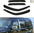 Rain Guards Compatible with 2008-2013 Jeep Liberty KK Side Window Visor Wind Deflector Vent Visors Car Accessories Tape-On 4pcs