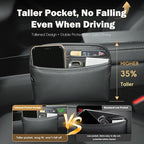 Car Seat Side Pocket Organizer Car Pocket Pouch for Seat, Door, Console, Car Seat Gap Filler Organizer Multifunctional Car Organizer Accessories for Phone Sunglasses Keys Cards (Small)