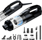 Handheld Vacuum Cordless, 17000Pa Car Vacuum Portable Cordless with Brushless Motor, 2-in-1 Vacuum Cleaner with Multi-Nozzles & Washable Filters, 2 Suction Modes for Home, Car, Office, Pet Hair