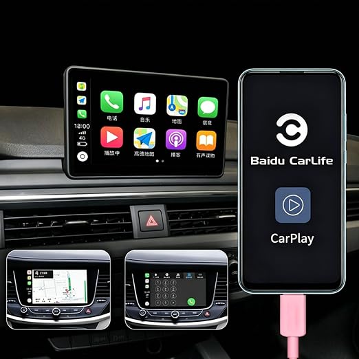 Cute Pink iPhone 17/17E Car Carplay Charger Cable for iPhone 17/16/15, 15/16/17 Pro Max 15 16 Plus Charging cable, USB A to USB C for iPad 10th Gen iPad Pro, Air 5th 4th Mini 6th Replacement (3.3 FT)