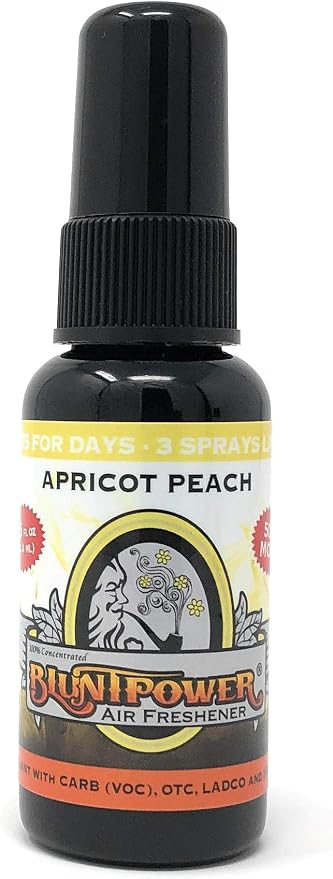 (Apricot Peach, 1 Pack) Concentrated Odor Eliminator & Diffuser Oil - Room Deodorizer, Odor Eliminator, Air Freshener - Premium Oil Based Air Freshener