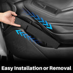 Car Door Side Storage Tray for Subaru Forester 2019–2024, Silicone Door Pocket Liner Insert Organizer, Anti-Slip Door Side Storage Box Protector Set of 4
