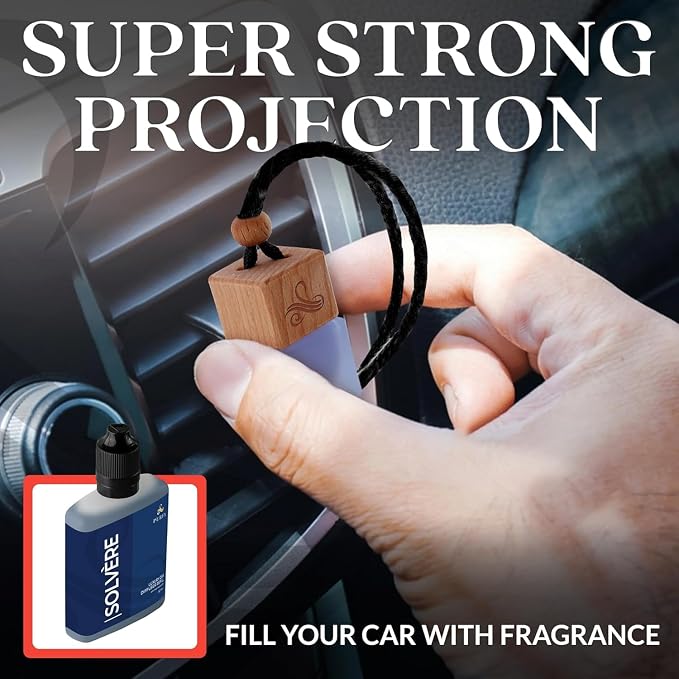 Solvère Car Air Freshener Refill (50ml) | Long Lasting Car Perfume with Solvère Fragrance | Strong Automotive Air Freshener by