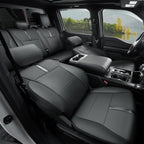 for Ford F150 Seat Covers 2015-2023 2024 2025 2026,Full Set Leather Waterproof Black Trucks Pickup Seat Covers Custom Fit for Ford F150 Accessories,Car Seat Cover for SuperCrew/CrewCab(XL,XLT)