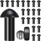 Tubeless Tire Puncture Repair Kit with Mushroom Plug, Repairs punctures and Flat Tires for Motorcycles, Cars, Trucks, ATVs,Gun Puncture Repair Kit