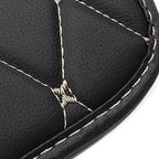 Car Seat Back, PU Leather Rear Seat Protector Kick Mat Cover with a Pocket, Easy to Clean Wear