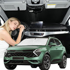 Windshield Sunshade for KIA Sportage 2018-2022 Sun Shade Car Windshield Accessories Upgrade 4 Layers Blocks UV Rays Custom Fit Sportage Car Window Shades Front Windshield Keep Cool Foldable