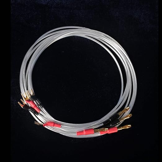 Stereo Audio Silver Cable 2FT