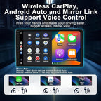 8 Core 4+64G Car Radio Stereo for Nissan Altima 2013-2018 with Wireless CarPlay/Android Auto, 9 Inch HD Touchscreen Android 14 Car Stereo with AM/FM/RDS Backup Camera Bluetooth WiFi GPS SWC
