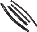 WD2-336 Dark Smoke 4 Pcs Set Window Visor (Outside Mount) Deflector Rain Guard Compatible with 2004-2016 Nissan Armada