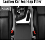 Car Seat Gap Filler 2 Pack, Universal Organizer for Car SUV Truck to Fill The Space Between Seat and Console, Car Seat Blocker and Catcher Prevent Things from Dropping, Easy to Install (Grey)