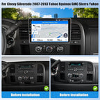 [8 Core 6G+128G]Android 15 Car Stereo for Chevy Silverado 2007-2013 Tahoe Equinox GMC Sierra Yukon with Wireless CarPlay Android Auto,10.1" Touchscreen Car Radio with WiFi/GPS,BT,FM/RDS+Backup Camera