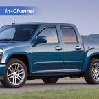 in-Channel Window Visors Rain Guards Shield for 2004-2012 Chevy Colorado/GMC Canyon Crew Cab, Window Vent Wind Deflectors Visors Shades for 04-12 Colorado/Canyon